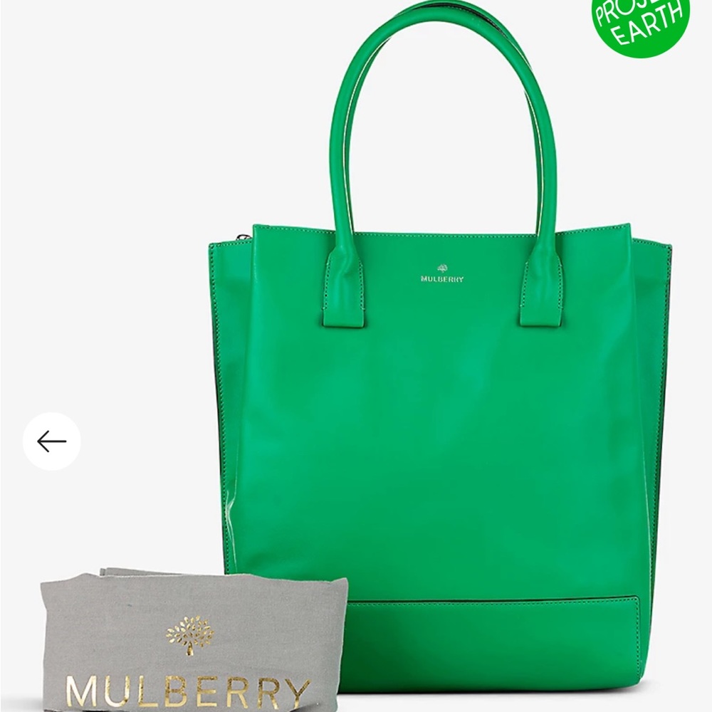 Extremely Used Mulberry Arundel leather tote in Green